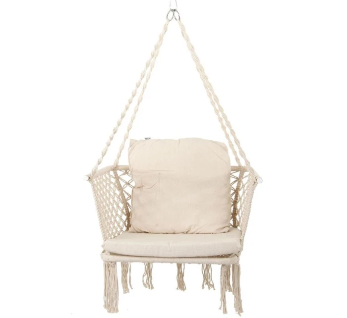 Závěsné křeslo Čapí hnízdo 78x64CM ECRU