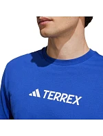Pánské tričko adidas Terrex Classic Logo modré JF9146 pánské