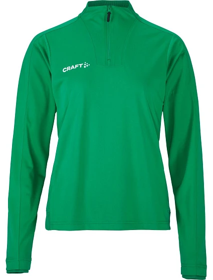 Craft Teamwear Evolve 2.0 Half Zip W Dámská tréninková bunda s 1/4 zipem 82.4761 team green Craft Teamwear Evolve 2.0 Half Zip W Dámská tréninková bunda s 1/4 zipem 82.4761 team green