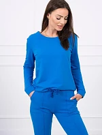 Chrpově modrá tepláková souprava