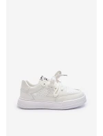 Dámské tenisky z ekokože bílé model 21648820 - Boto