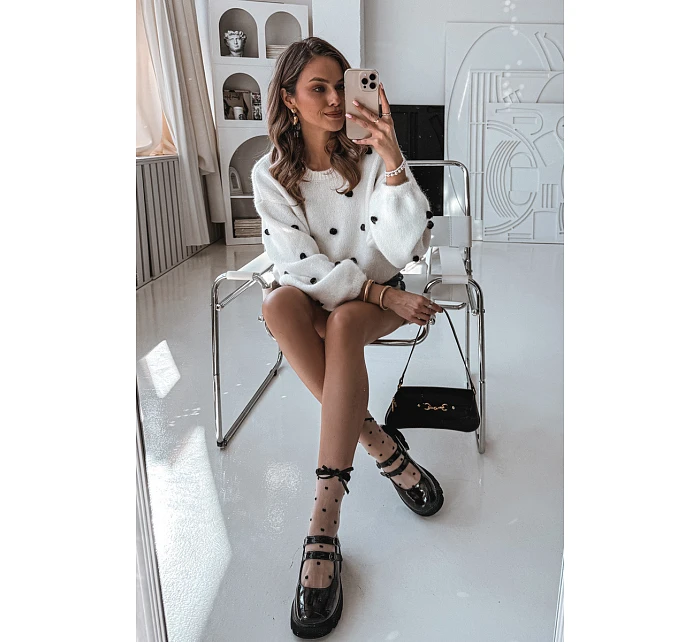 Lakované dámské polobotky na podpatku s pásky Kamira