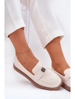 Dámské elegantní mokasíny s dekorativním detailem Vinceza – béžové Dámské elegantní mokasíny s dekorativním detailem Vinceza – béžové