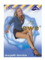 Dámské silonkové ponožky Awe lycra 15 den A'2