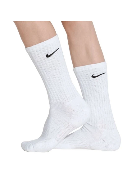 Nike Everyday Cush Crew dětské ponožky 6 párů bílé SX6910 100 Nike Everyday Cush Crew dětské ponožky 6 párů bílé SX6910 100