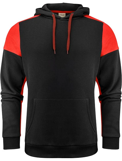 Printer Prime Hoodie Mikina s kapucí 61.2070 black/red Printer Prime Hoodie Mikina s kapucí 61.2070 black/red