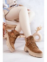 dámské kozačky s výřezy Camel model 21576616 - Boto