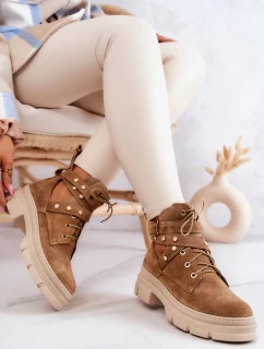 dámské kozačky s výřezy Camel model 21576616 - Boto
