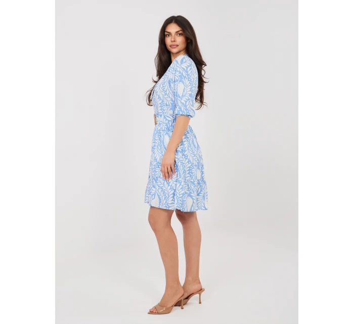 Sukienka D74516M30485A jasny niebieski