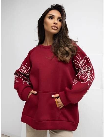 Bluza RV BL model 21777700 bordowy - FPrice