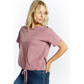 Dámské bavlněné tričko Monnari pink