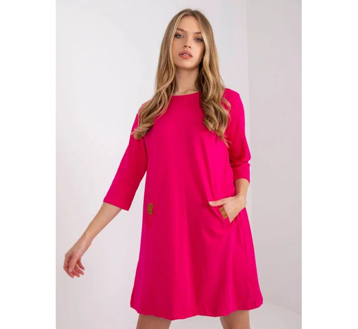 Dámské šaty RV SK 6274.36P Fuchsiová - FPrice