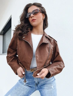 Dámská kožená bunda BADEN camel FashionStreet TY4337