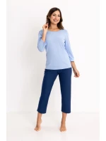 Pyžamo Regina 744 3/4 2XL-3XL W26 dámské Pyžamo Regina 744 3/4 2XL-3XL W26 dámské