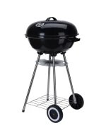 KULOVÝ ZAHRADNÍ GRIL REX OCEL PRŮMĚR 46 CM