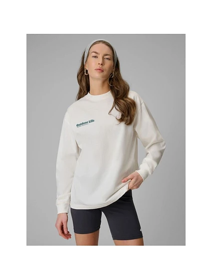 Dámské tričko s potiskem Regular Longsleeve 4F 4FRSS26TSWSF2834-11S dámské