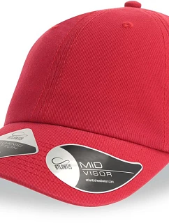Atlantis Headwear Fraser 6 panelová kšiltovka 33.0104 red