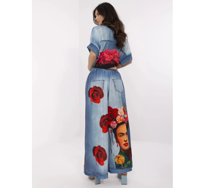 Kalhoty DHJ SP 19183 5.78 modrá Kalhoty DHJ SP 19183 5.78 modrá