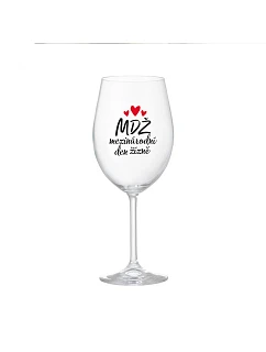 MEZINÁRODNÍ DEN ŽÍZNĚ - čirá sklenice na víno 350 ml