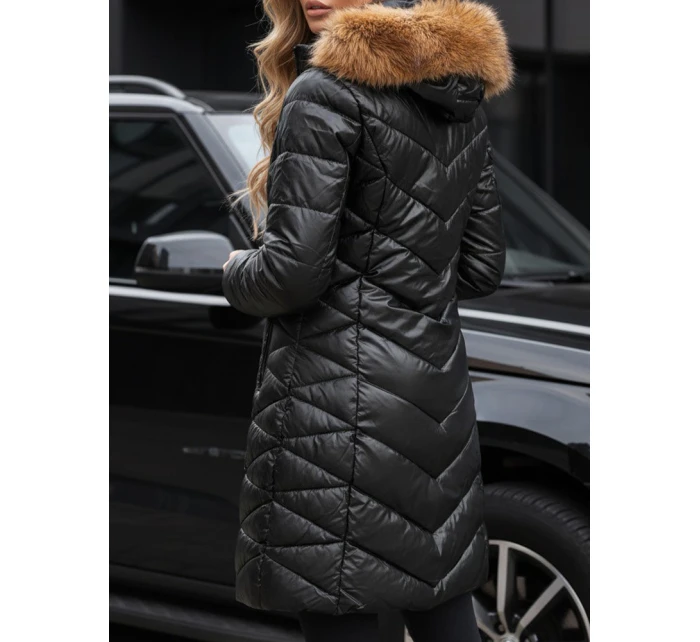 Dámská prošívaná zimní bunda BELLATRIX černá FashionStreet TY4581z