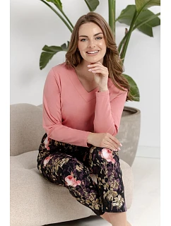 Pyžamo Taro 3614 Maribel, dlouhé rukávy, velikosti M–XL, Z26