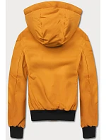 Pánská žlutá sportovní bunda s kapucí model 18311037 - J.STYLE