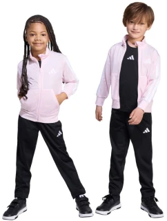 Dětské tepláky adidas Essentials Climacool pink and black JX8771