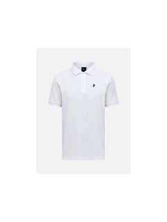 Pánské tričko PEAK PERFORMANCE M Vespar Polo, bílá barva