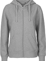 Neutral O 83301 Dámská mikina s kapucí z bio bavlny 77.8331 sport grey