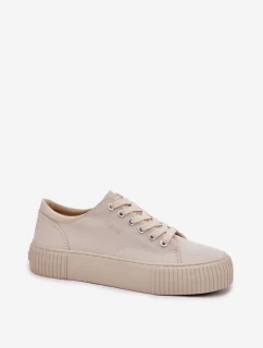 Dámské Textilní Tenisky Big Star model 21693225 Béžové - Big Star Shoes