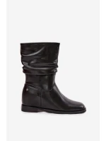 Kožené Dámské Kotníkové Boty S 02 Černé model 21728422 - Maciejka Kožené Dámské Kotníkové Boty S 02 Černé model 21728422 - Maciejka