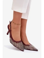 Lodičky s bordové model 21788305 - Boto Lodičky s bordové model 21788305 - Boto