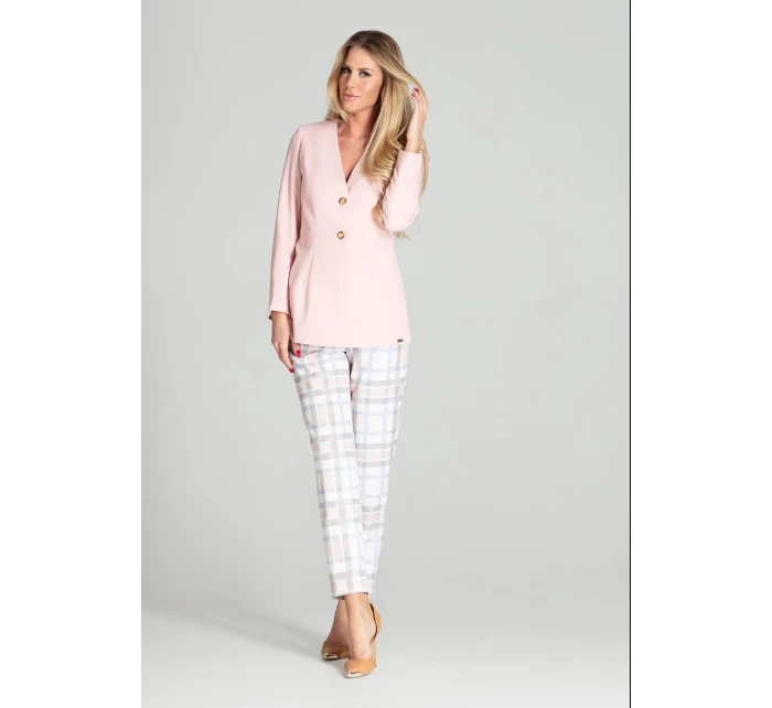 Dámské sako M694 růžové - Figl