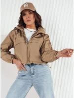 Dámská přechodná bunda s kapucí béžová Dstreet model 21974306 - FashionStreet Dámská přechodná bunda s kapucí béžová Dstreet model 21974306 - FashionStreet