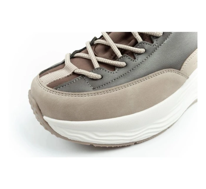 Lee Cooper dámské sportovní boty tenisky módní pohodlné za kotník béžové dámské