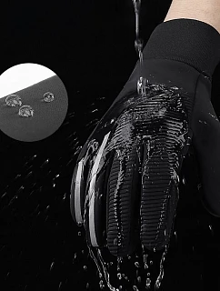 protiskluzové sportovní rukavice pro telefon  černé model 22083411 - Hurtel