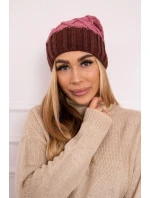 Milano fleecová čepice K203 tmavě model 18749967 - K-Fashion Milano fleecová čepice K203 tmavě model 18749967 - K-Fashion