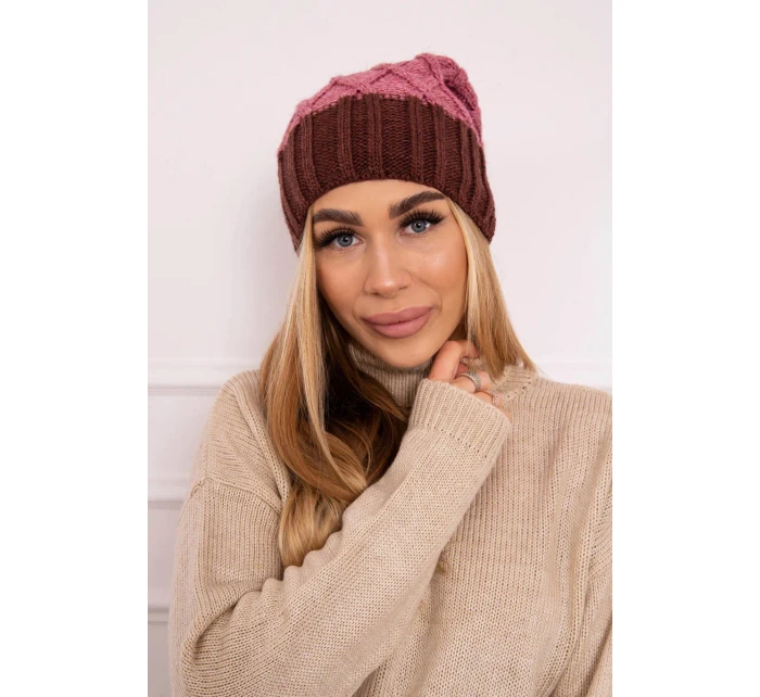 Milano fleecová čepice K203 tmavě model 18749967 - K-Fashion Milano fleecová čepice K203 tmavě model 18749967 - K-Fashion