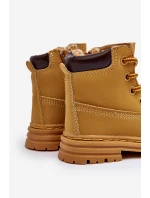 Dětské Trapery Botky Na Zip Camel model 21639884 - Boto