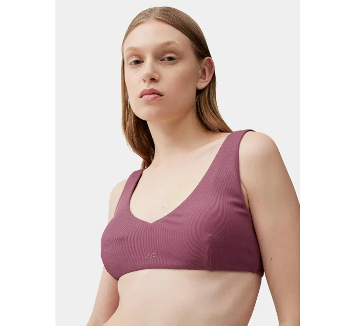 Horní díl plavek 4FSS23UBKTF024-53S tmavě růžový - 4F Horní díl plavek 4FSS23UBKTF024-53S tmavě růžový - 4F