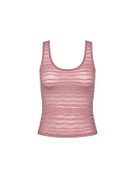 Dámská podprsenka FREE Evolve Tank Top Lace - tm. růžové 7836 - SLOGGI