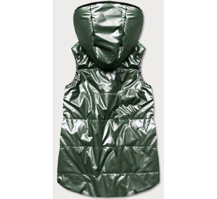 Zelená dámská oboustranná vesta model 17189812 - S'WEST