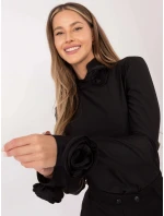 Černá dámská halenka s růžemi Goodlookin (272611) Černá dámská halenka s růžemi Goodlookin (272611)