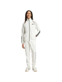 Pánská tepláková souprava adidas 3-Stripes bílo-černá JX5527