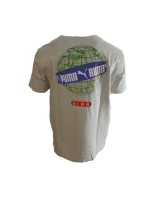 BUTTER GOODS x PUMA Grafické tričko Light Gray Heather - 534058-04