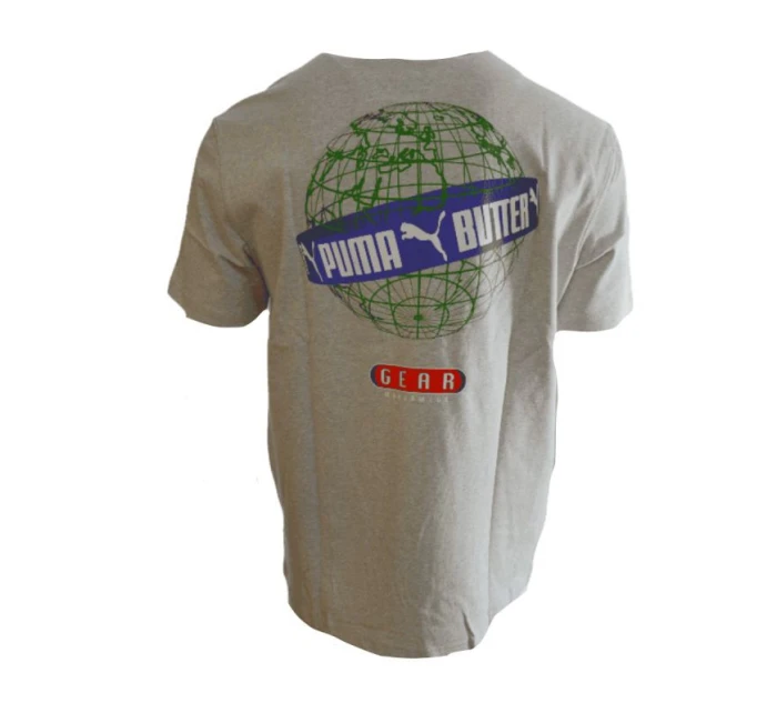 BUTTER GOODS x PUMA Grafické tričko Light Gray Heather - 534058-04