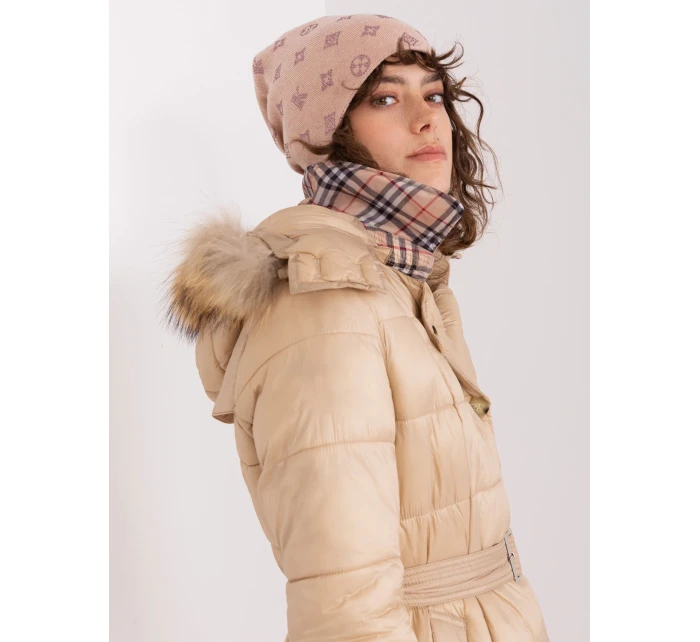 Czapka AT CZ model 19014883 jasny różowy - FPrice