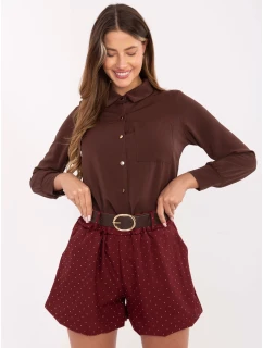 Szorty MI SN model 21480303 bordowy - FPrice