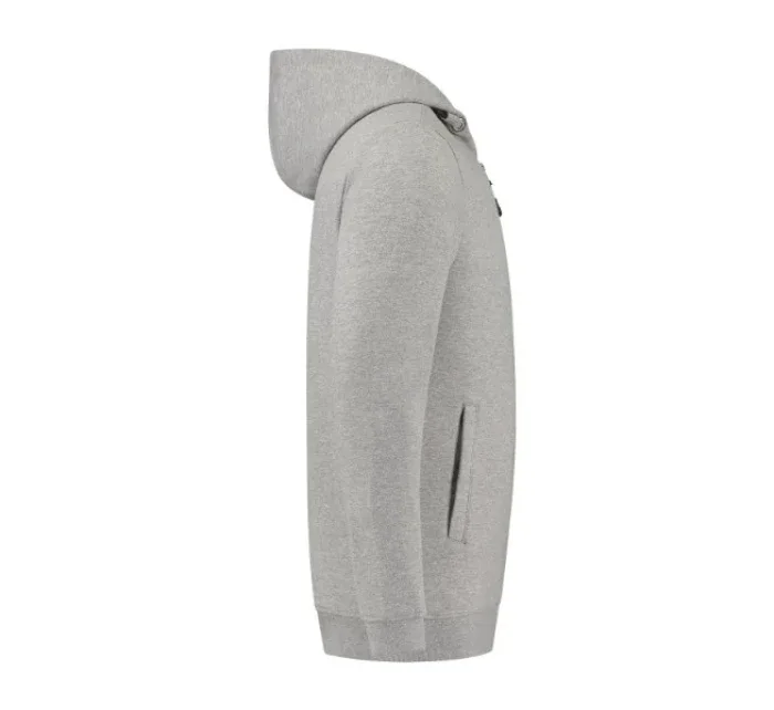 Hooded Sweat Jacket Washable 60°C mikina unisex grey melange
