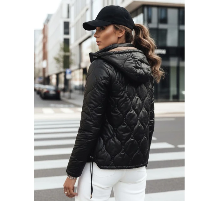 Dámská prošívaná bunda MAXWELL černá FashionStreet TY4111 Dámská prošívaná bunda MAXWELL černá FashionStreet TY4111